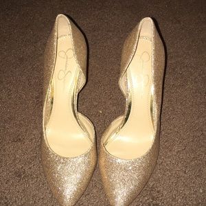 Gold heels